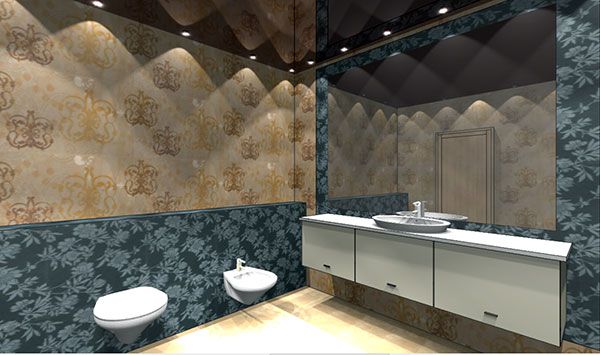 проект дизайна ванной комнаты
